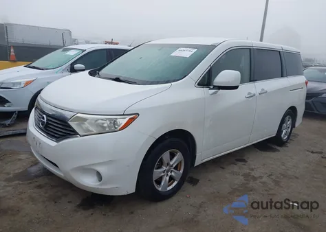 2013 Nissan Quest Sv z USA, uszkodzony, nr VIN JN8AE2KP5D9060907